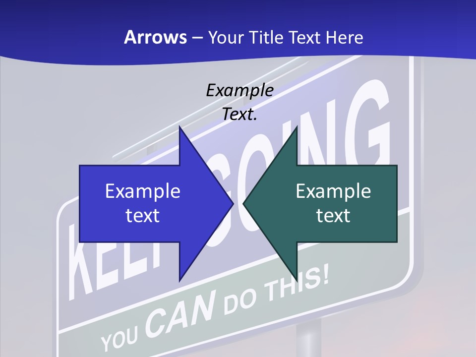 Motivate Staying Determined PowerPoint Template