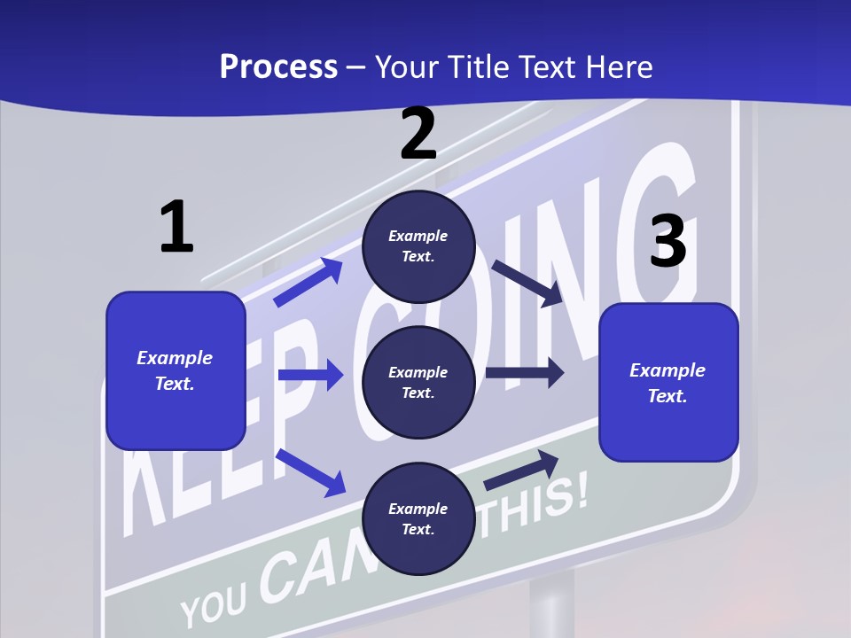 Motivate Staying Determined PowerPoint Template