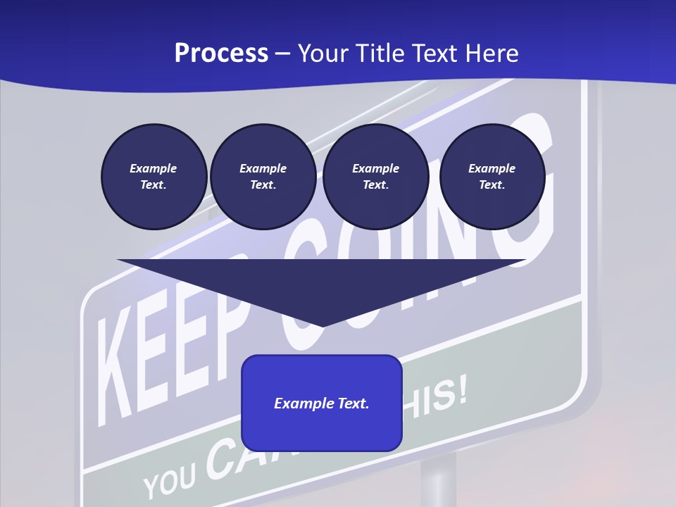 Motivate Staying Determined PowerPoint Template