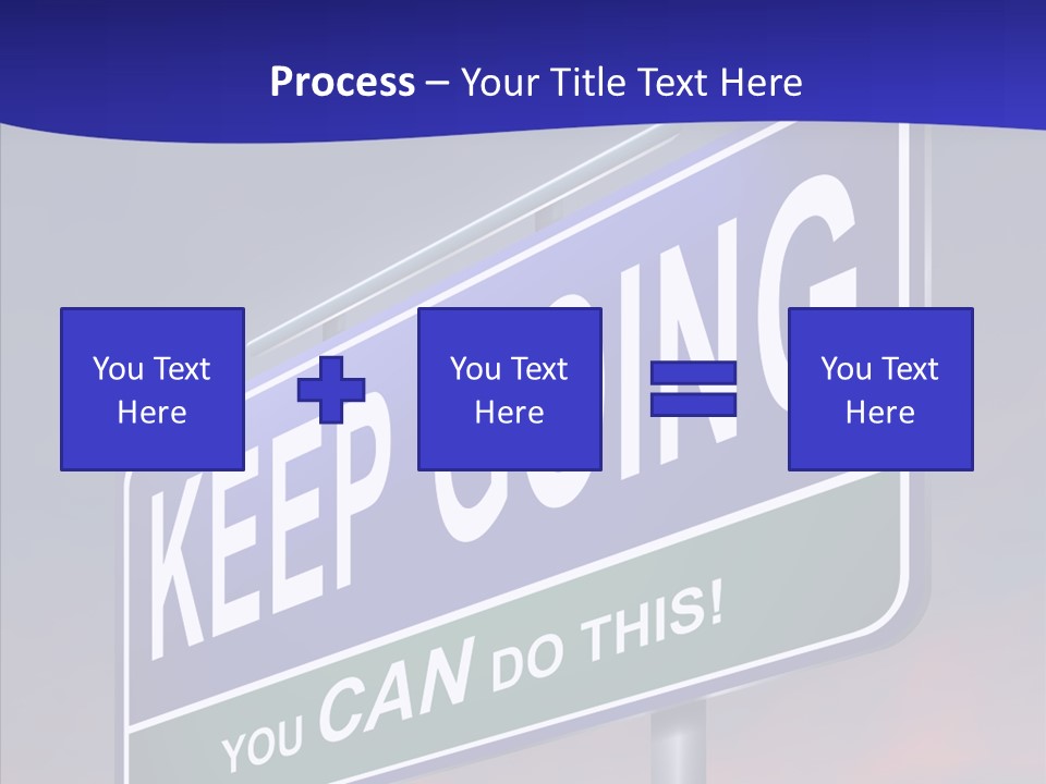 Motivate Staying Determined PowerPoint Template