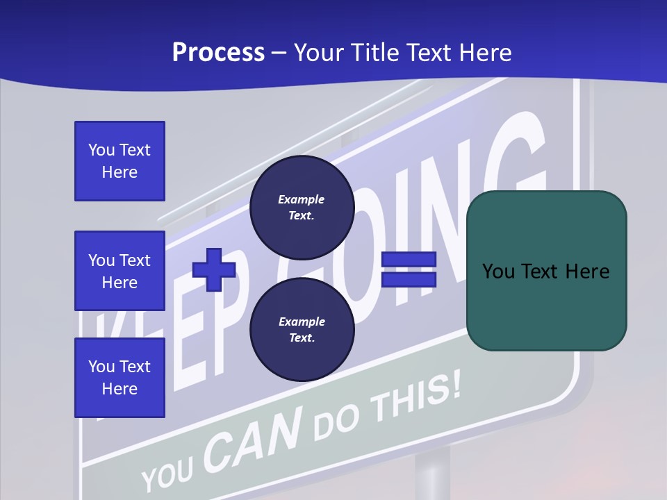 Motivate Staying Determined PowerPoint Template