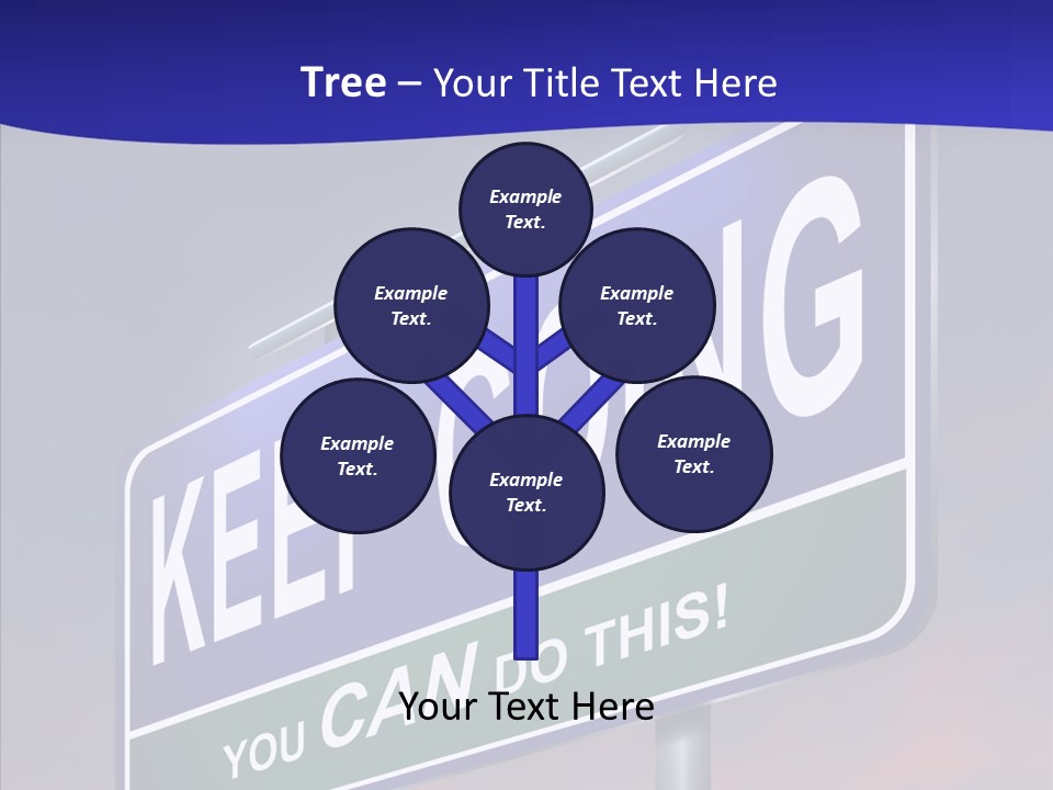 Motivate Staying Determined PowerPoint Template