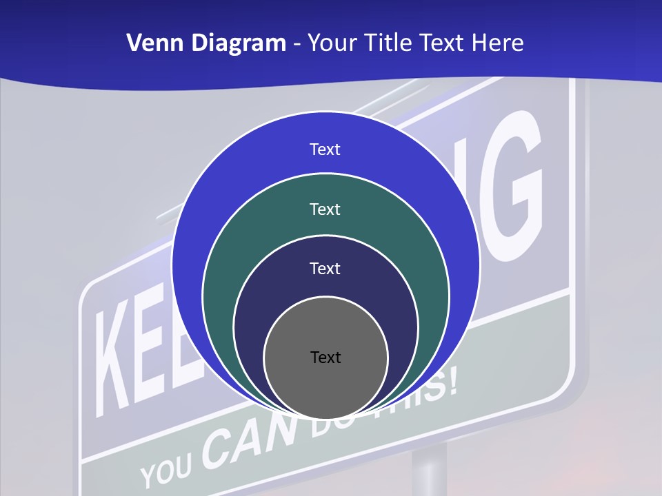 Motivate Staying Determined PowerPoint Template