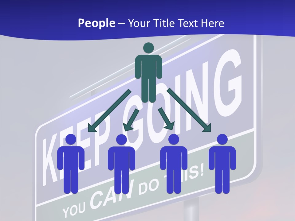 Motivate Staying Determined PowerPoint Template