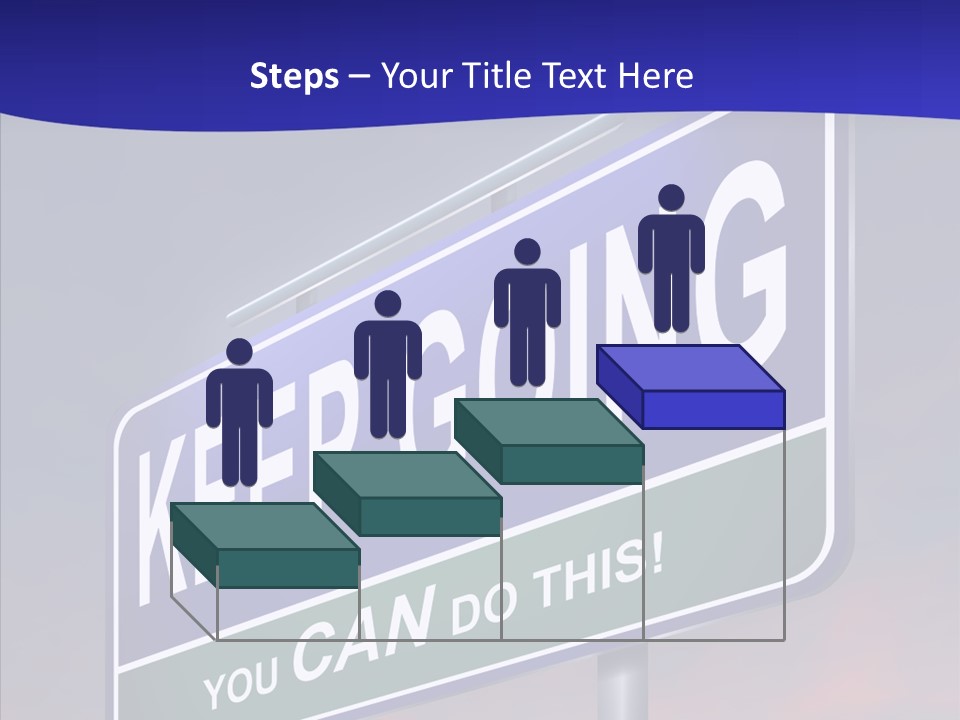 Motivate Staying Determined PowerPoint Template