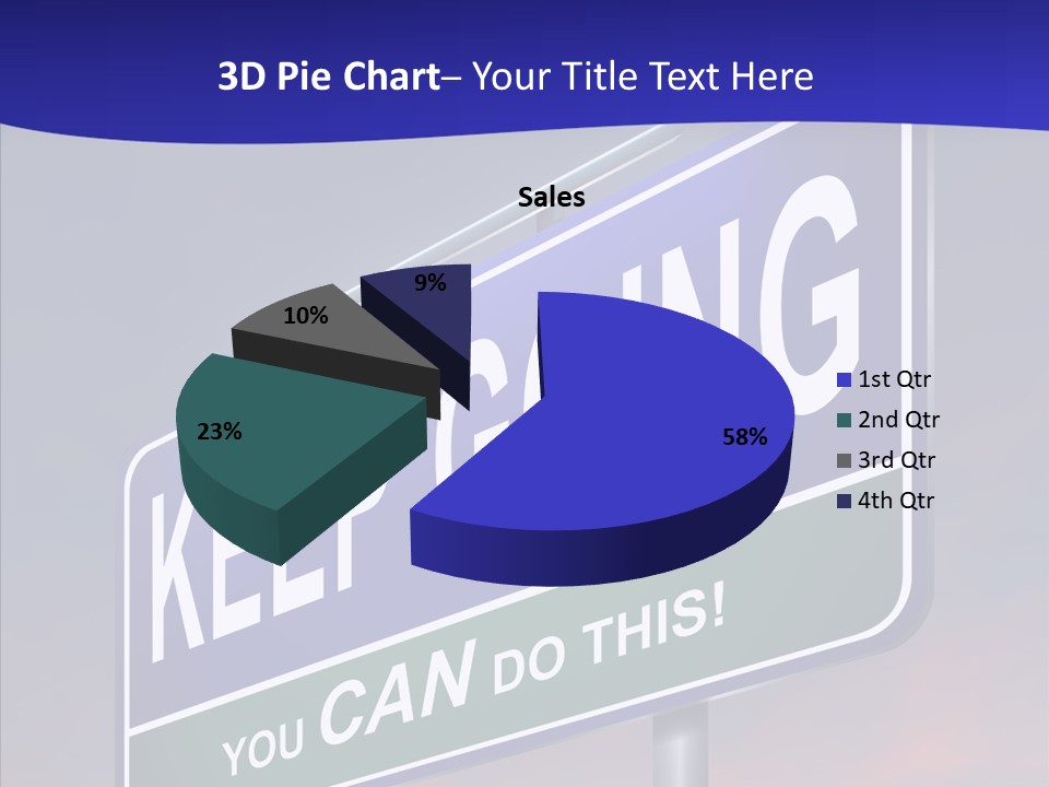 Motivate Staying Determined PowerPoint Template