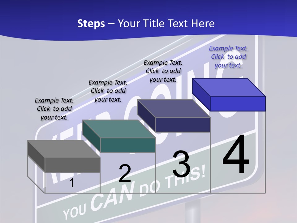 Motivate Staying Determined PowerPoint Template