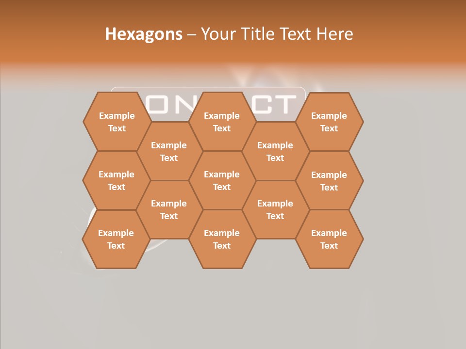 Finger Email Post PowerPoint Template