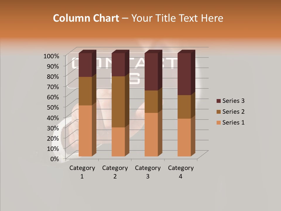 Finger Email Post PowerPoint Template