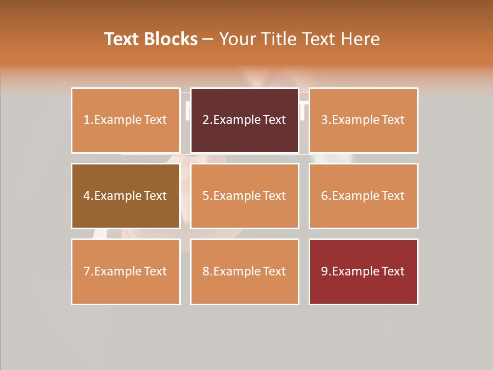 Finger Email Post PowerPoint Template