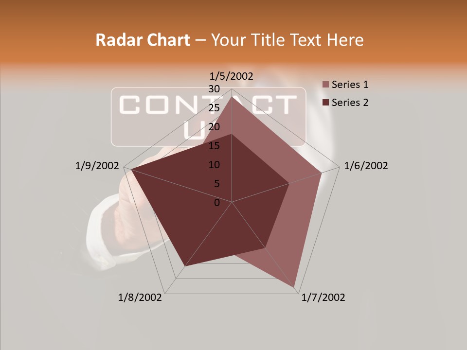 Finger Email Post PowerPoint Template