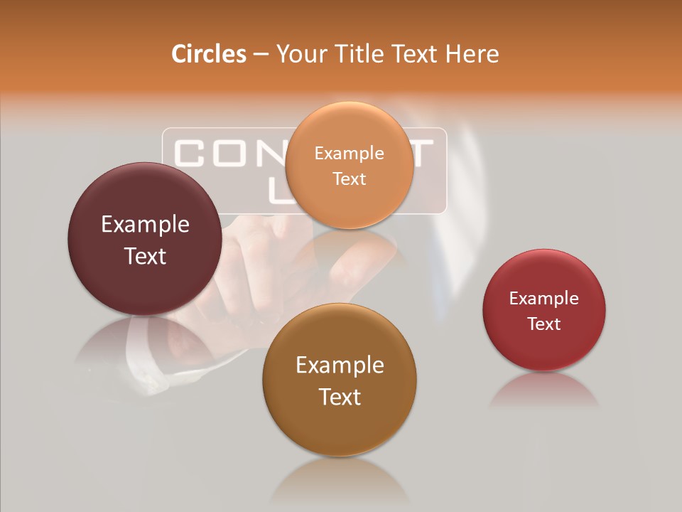Finger Email Post PowerPoint Template