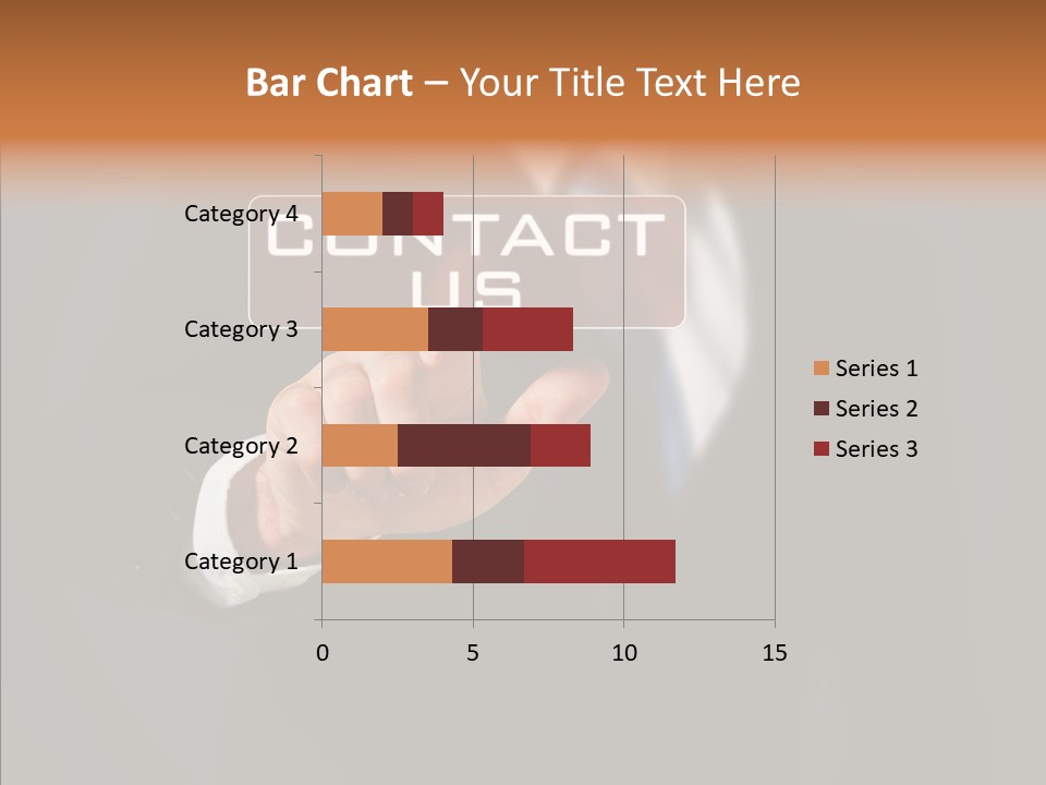 Finger Email Post PowerPoint Template