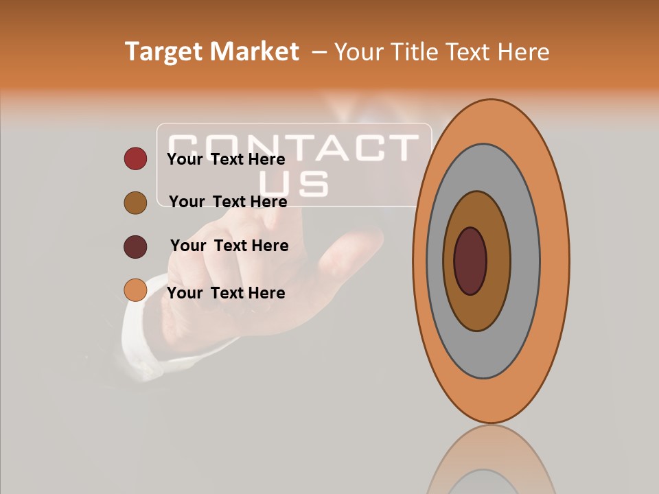 Finger Email Post PowerPoint Template