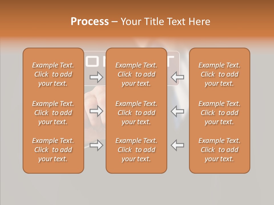 Finger Email Post PowerPoint Template