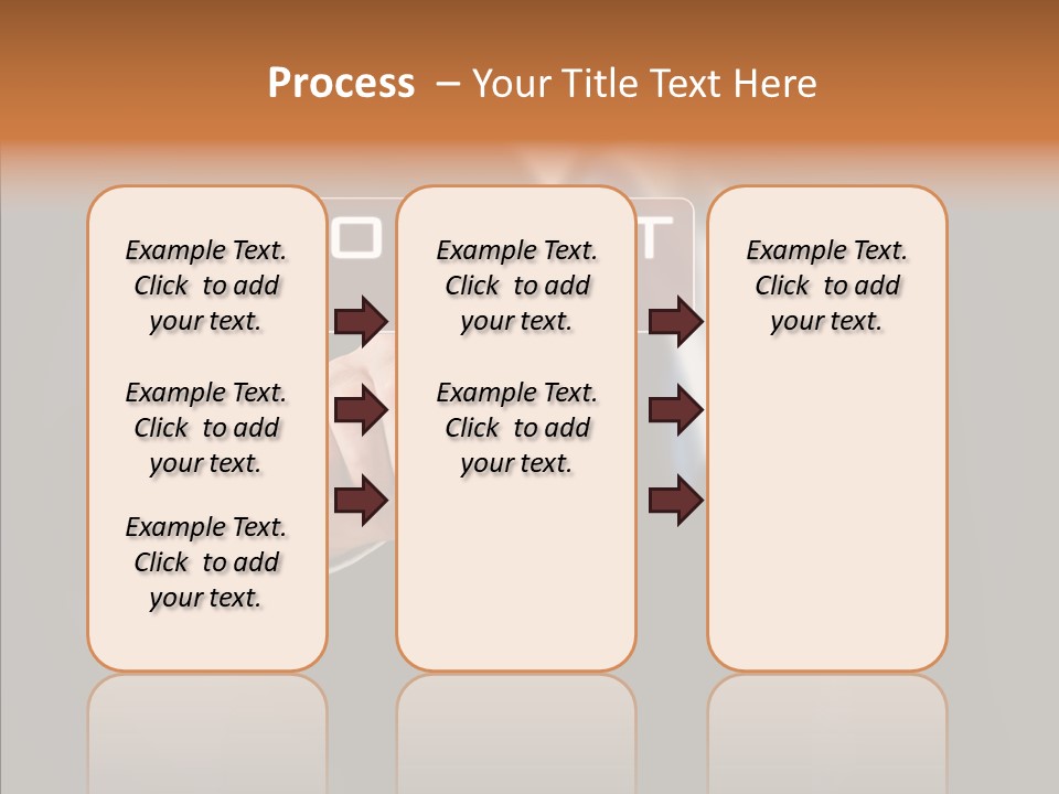 Finger Email Post PowerPoint Template