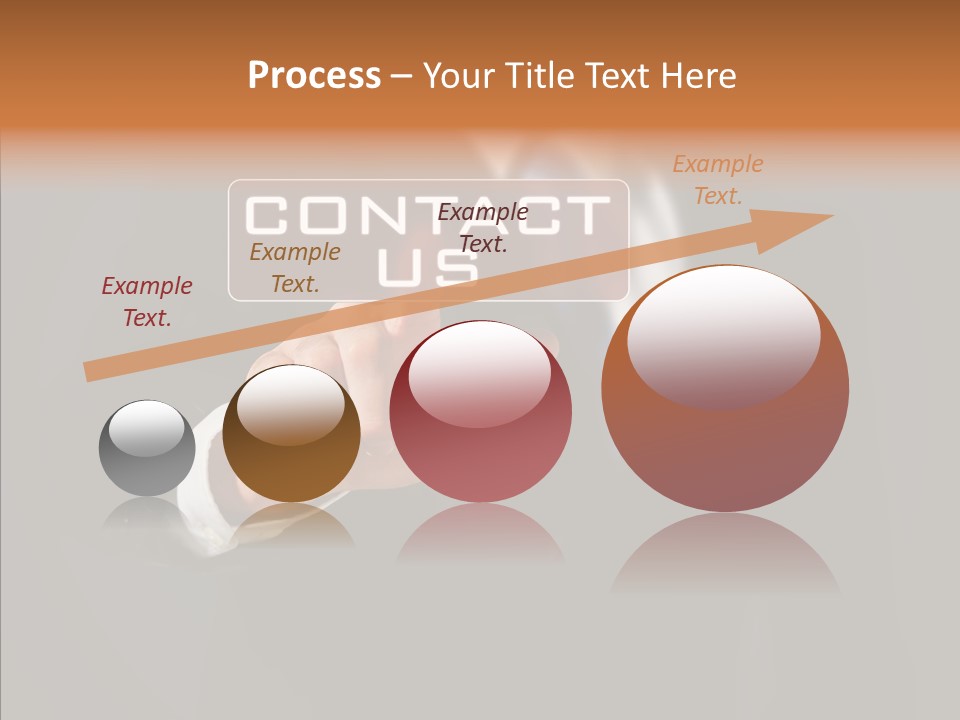 Finger Email Post PowerPoint Template