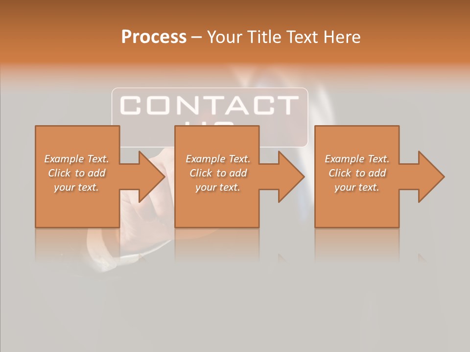 Finger Email Post PowerPoint Template