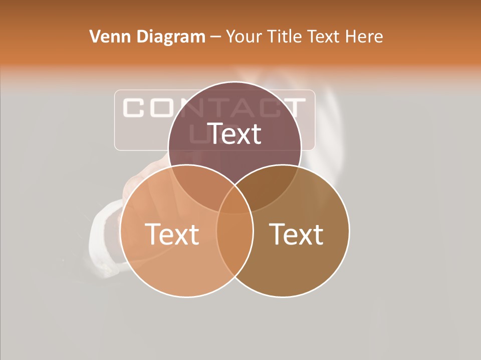 Finger Email Post PowerPoint Template