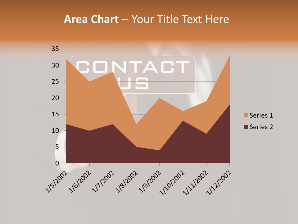 Finger Email Post PowerPoint Template