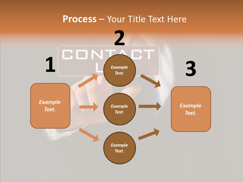 Finger Email Post PowerPoint Template