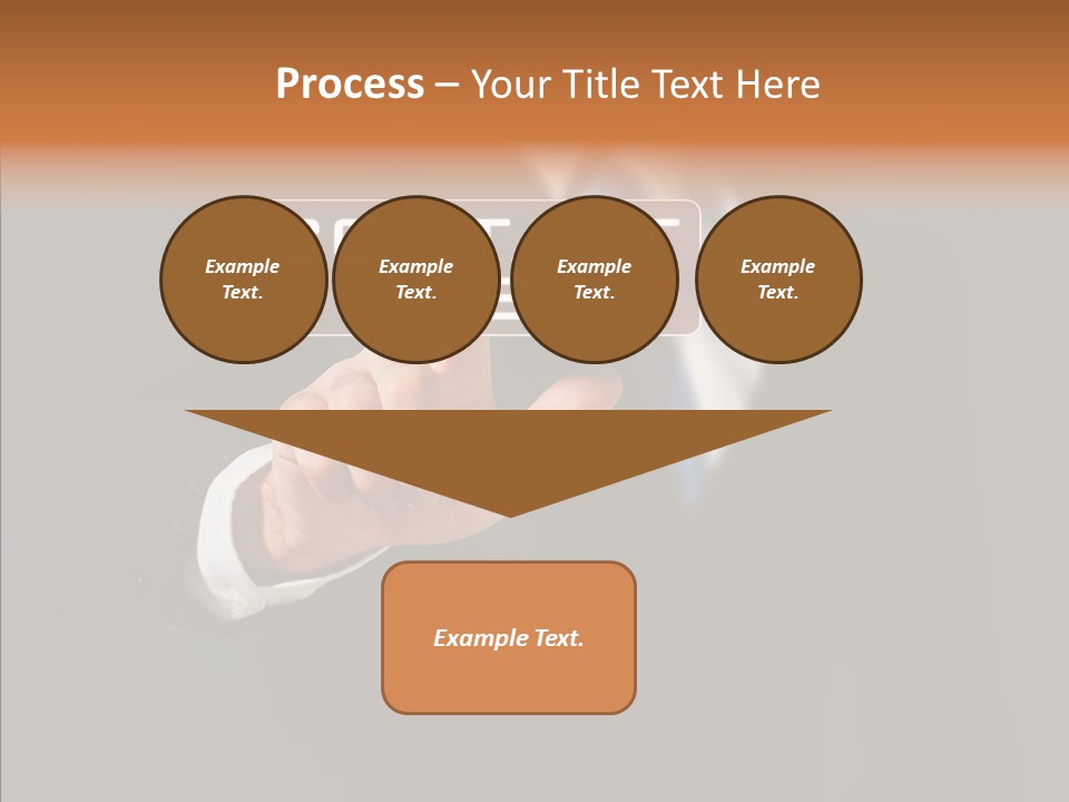 Finger Email Post PowerPoint Template