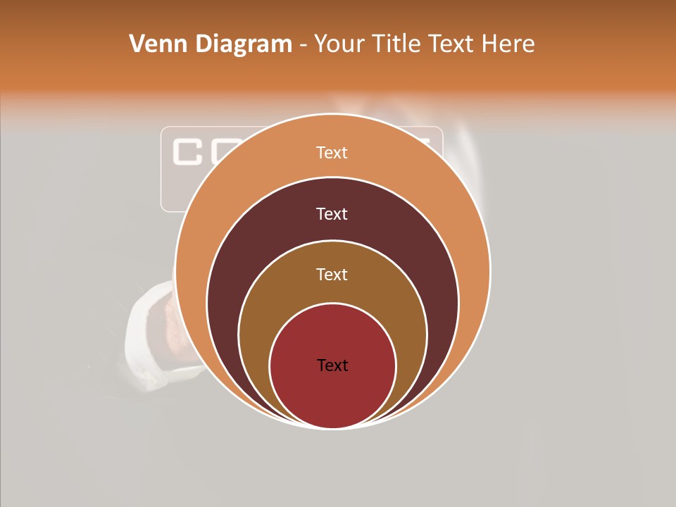 Finger Email Post PowerPoint Template