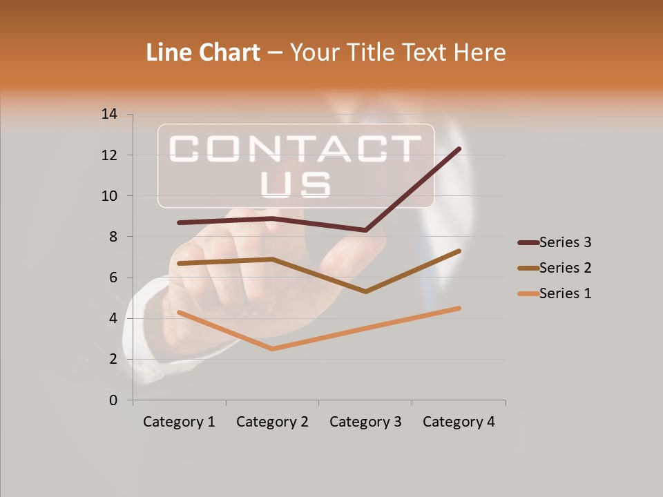 Finger Email Post PowerPoint Template