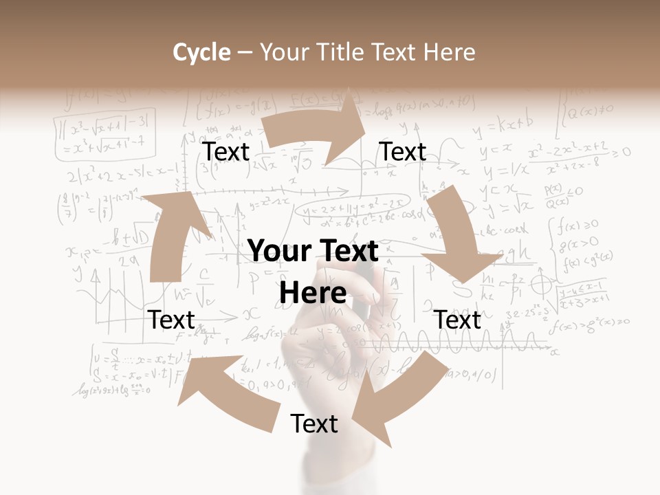 Pensive Green Sketching Imagination PowerPoint Template
