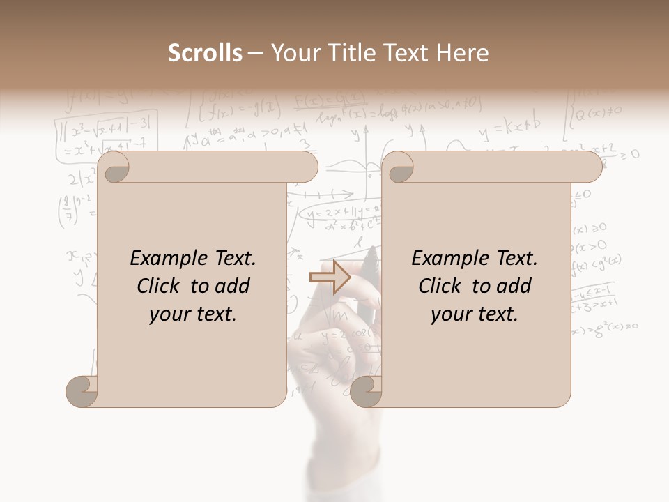 Pensive Green Sketching Imagination PowerPoint Template