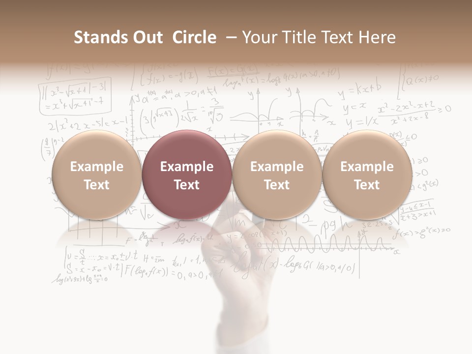 Pensive Green Sketching Imagination PowerPoint Template