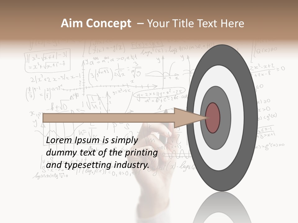 Pensive Green Sketching Imagination PowerPoint Template