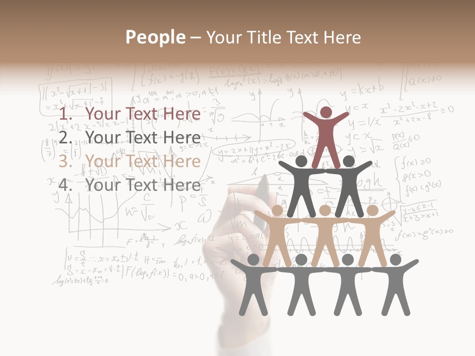 Pensive Green Sketching Imagination PowerPoint Template