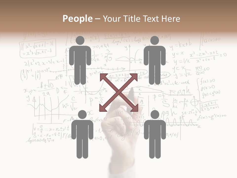 Pensive Green Sketching Imagination PowerPoint Template