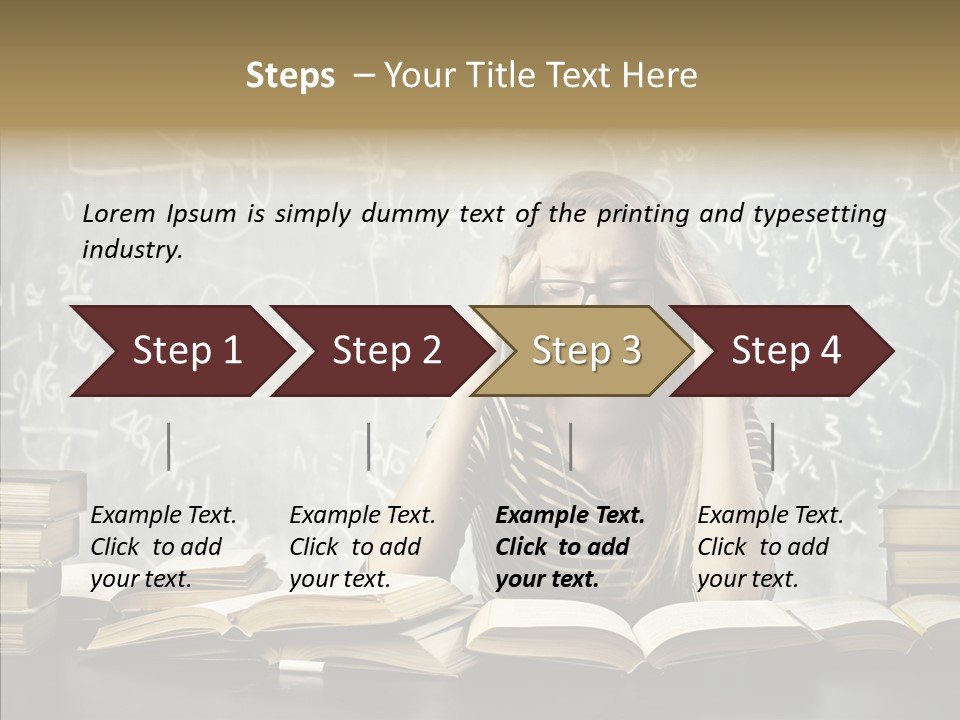 Bore Glasses Unhappy PowerPoint Template