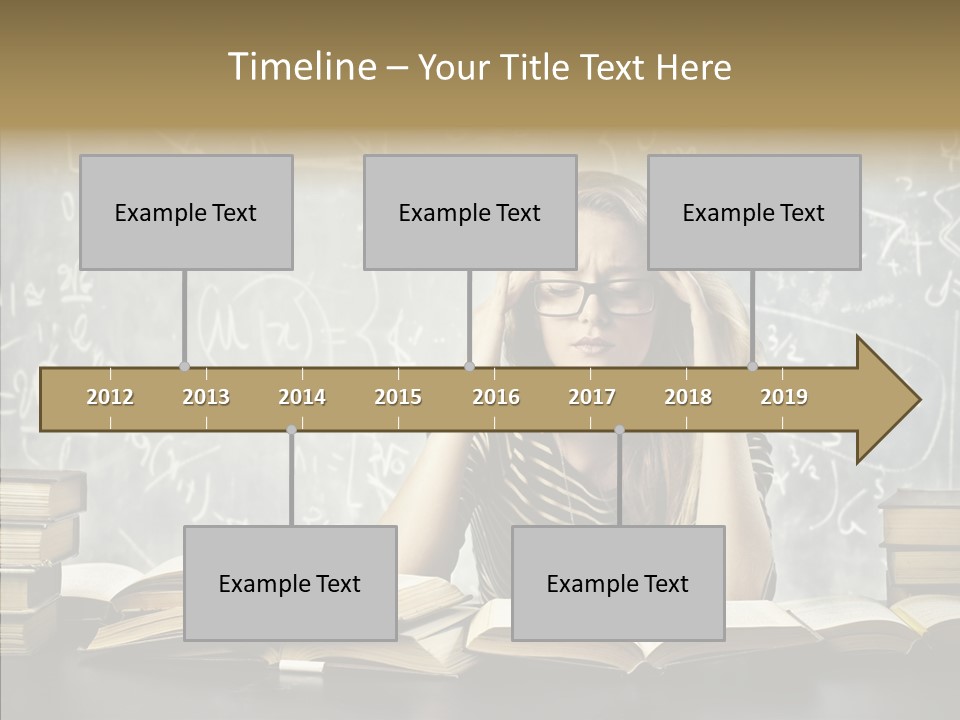 Bore Glasses Unhappy PowerPoint Template