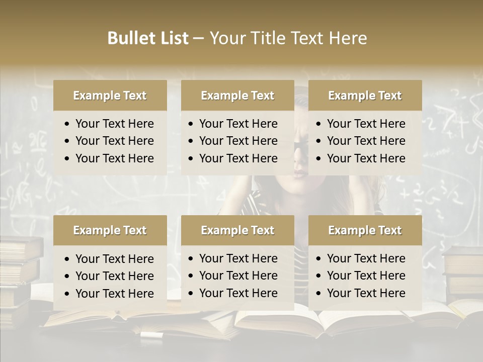 Bore Glasses Unhappy PowerPoint Template