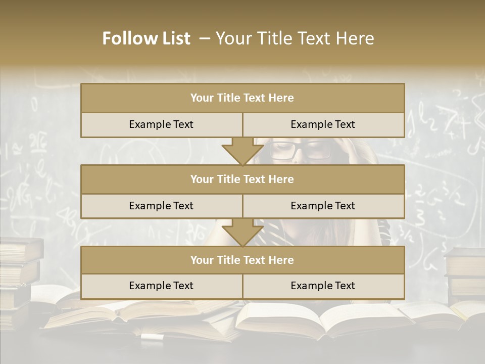 Bore Glasses Unhappy PowerPoint Template