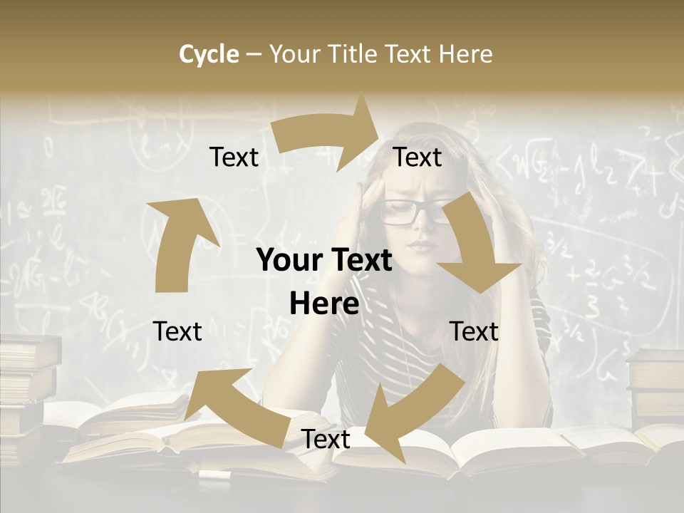 Bore Glasses Unhappy PowerPoint Template