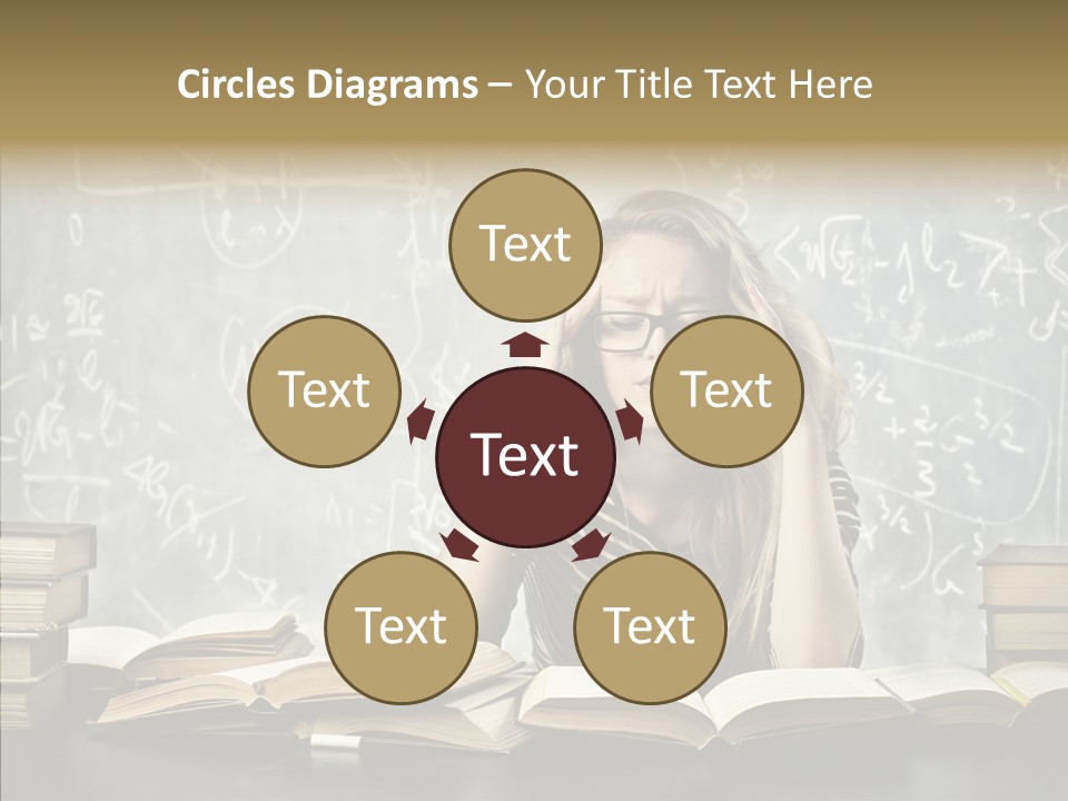 Bore Glasses Unhappy PowerPoint Template