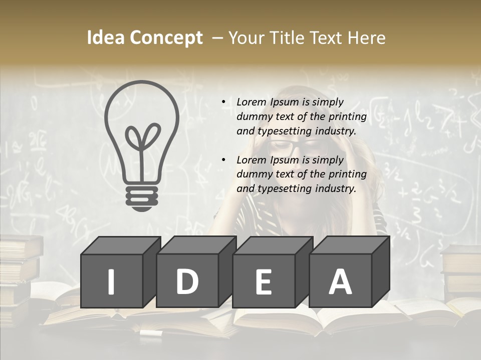 Bore Glasses Unhappy PowerPoint Template