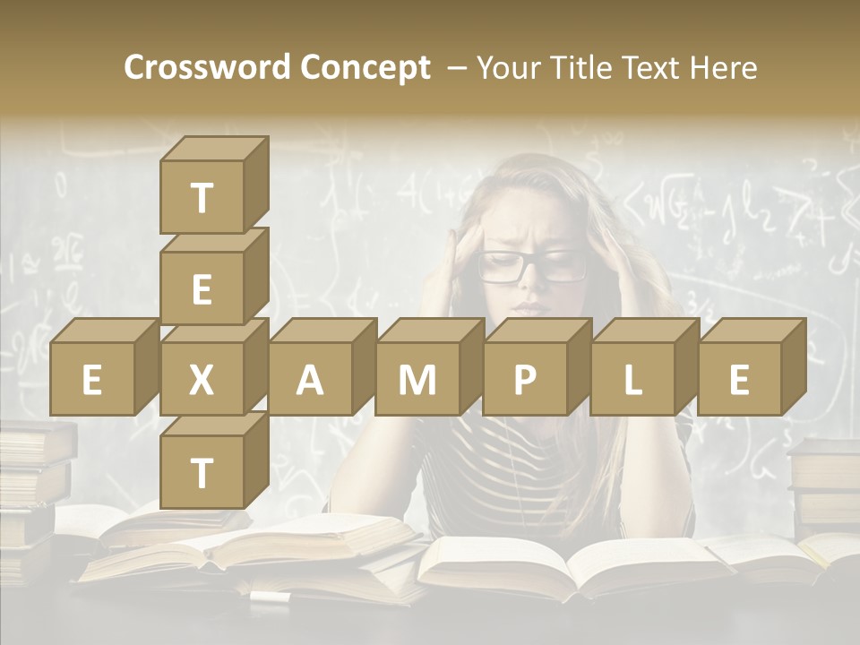 Bore Glasses Unhappy PowerPoint Template