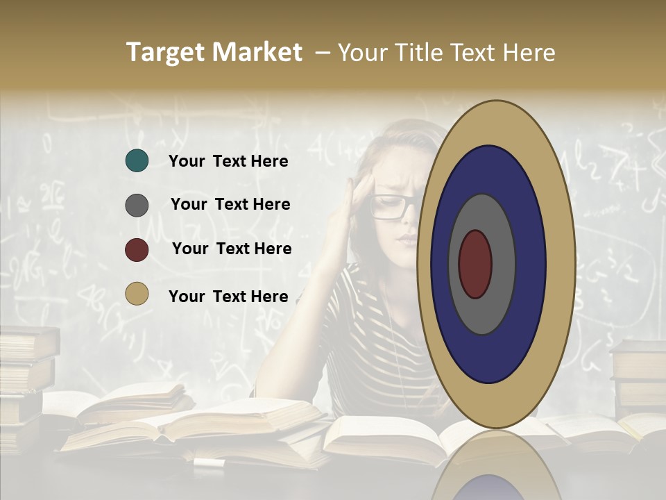 Bore Glasses Unhappy PowerPoint Template