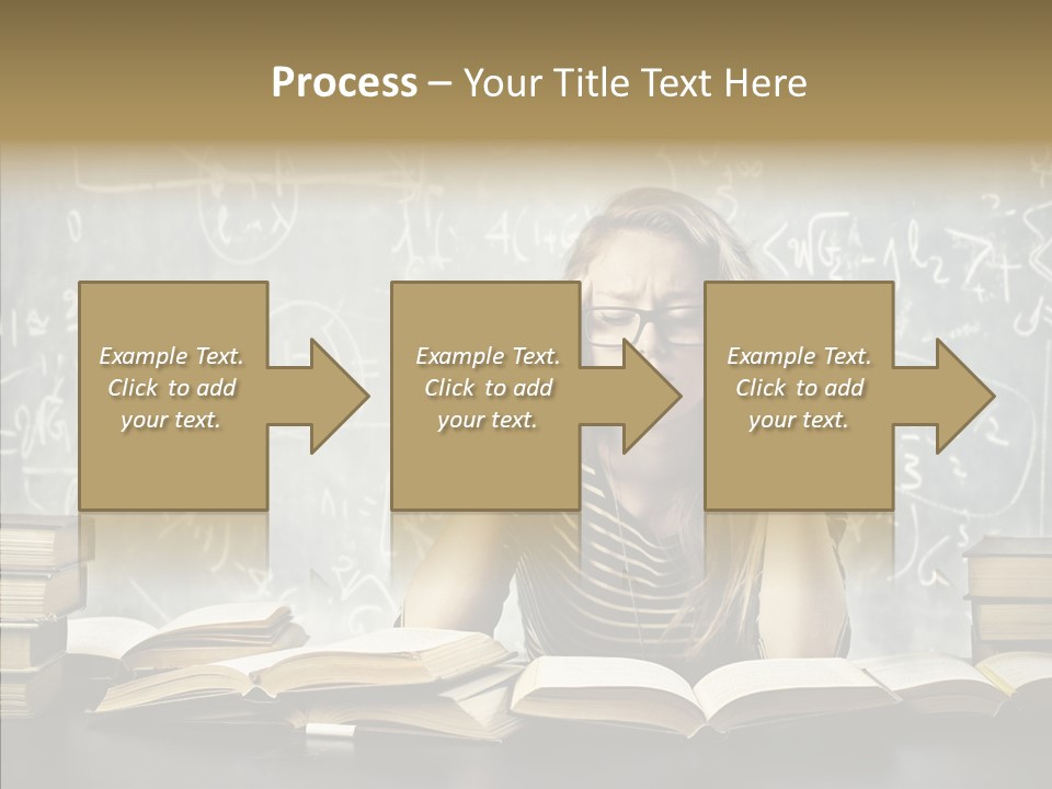 Bore Glasses Unhappy PowerPoint Template