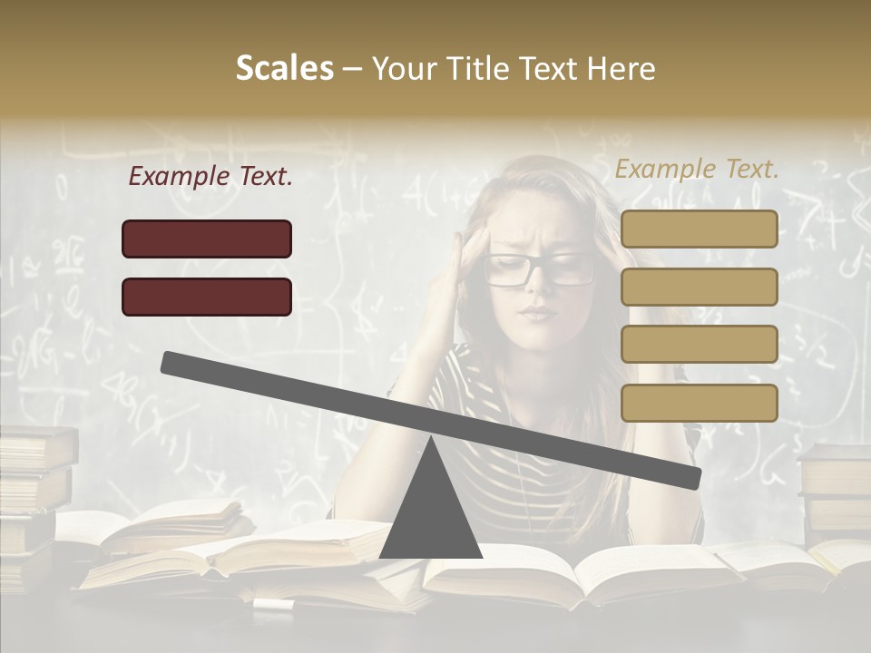 Bore Glasses Unhappy PowerPoint Template