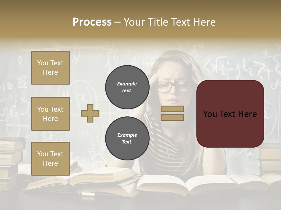 Bore Glasses Unhappy PowerPoint Template