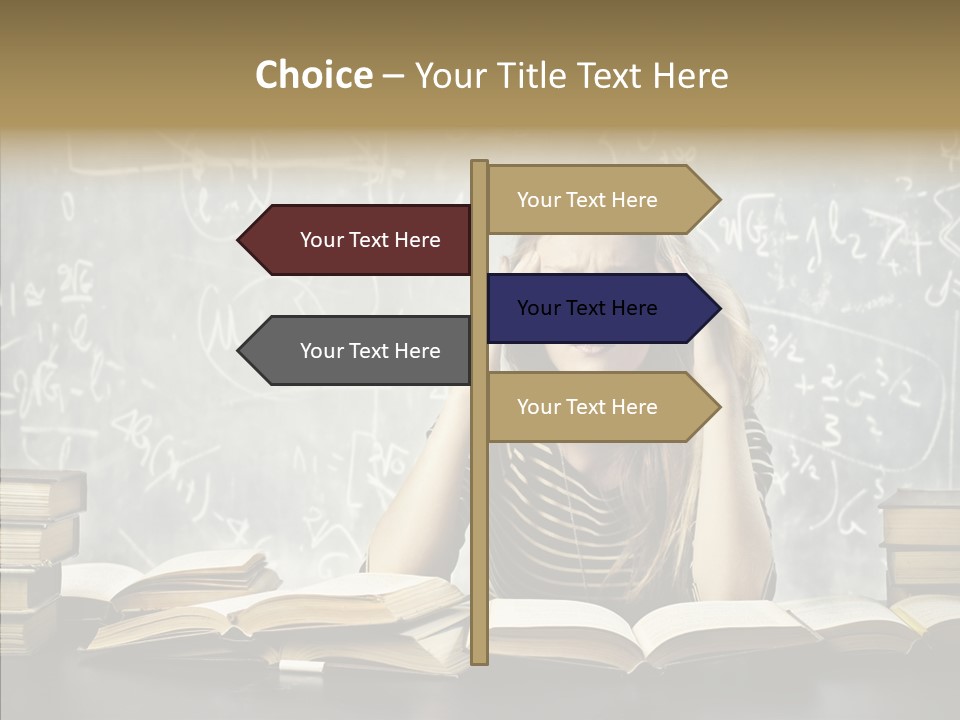 Bore Glasses Unhappy PowerPoint Template