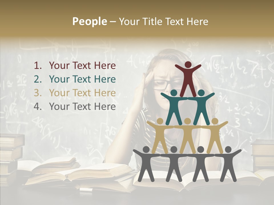 Bore Glasses Unhappy PowerPoint Template