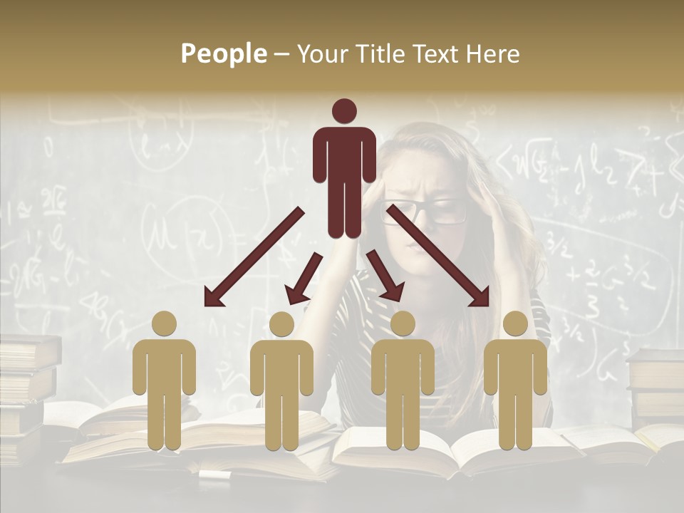 Bore Glasses Unhappy PowerPoint Template