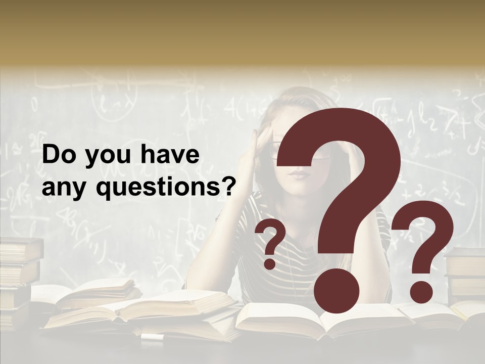 Bore Glasses Unhappy PowerPoint Template